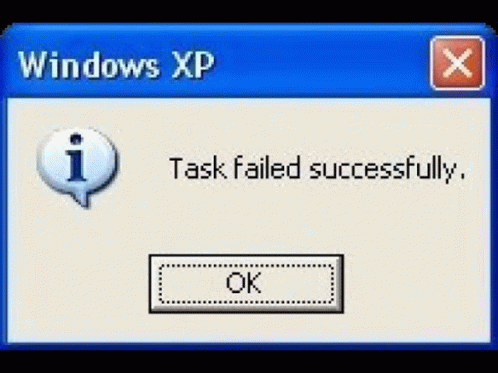 Task failed successfully.